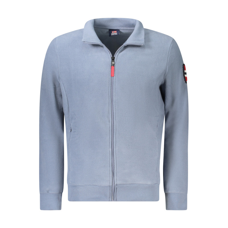 NORWAY 1963 FELPA CON ZIP UOMO BLU