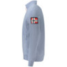 NORWAY 1963 MEN'S BLUE ZIP-UP SWEATSHIRT
