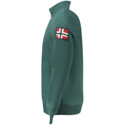 SUDADERA VERDE CON CREMALLERA PARA HOMBRE NORWAY 1963