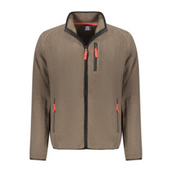 NORWAY 1963 MEN'S BROWN ZIP-UP SWEATSHIRT