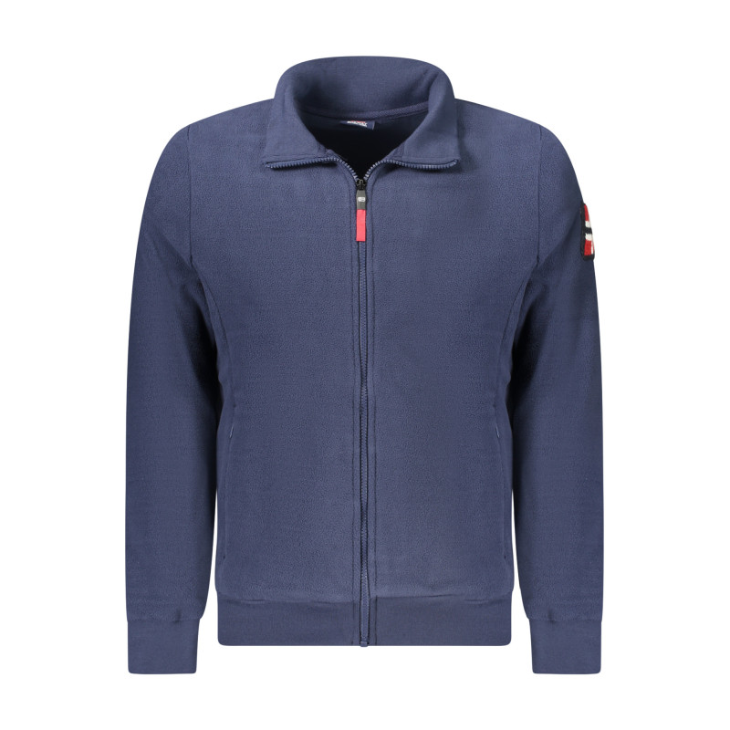 SUDADERA AZUL CON CREMALLERA PARA HOMBRE NORWAY 1963