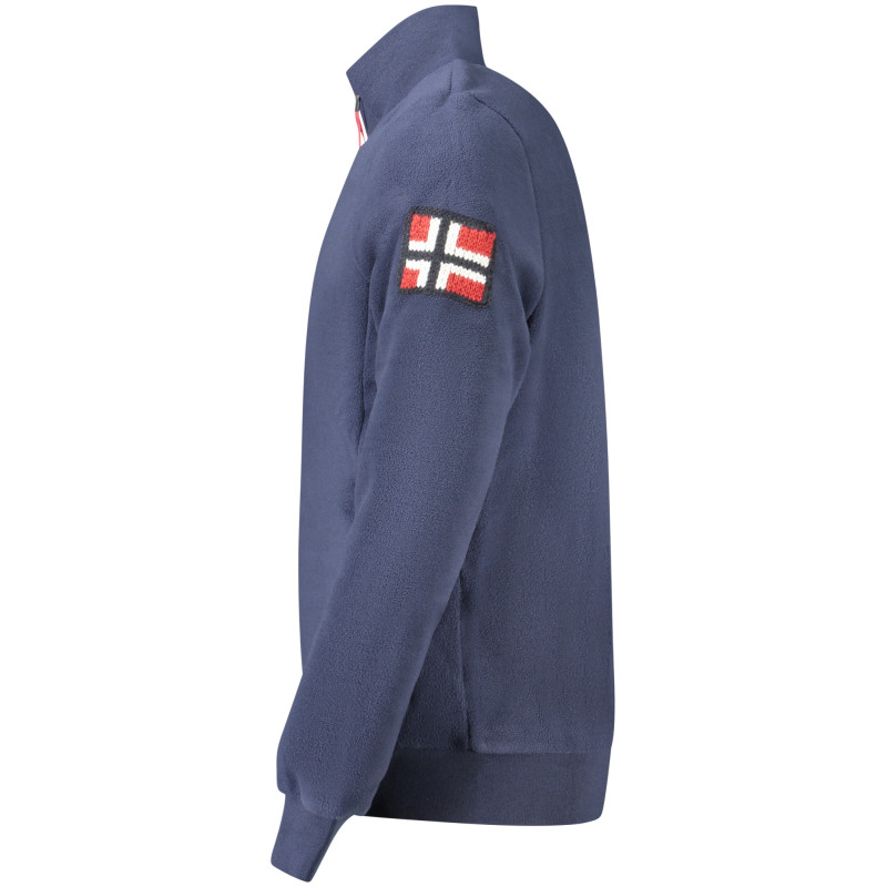 NORWAY 1963 MEN'S BLUE ZIP-UP SWEATSHIRT
