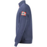 SUDADERA AZUL CON CREMALLERA PARA HOMBRE NORWAY 1963