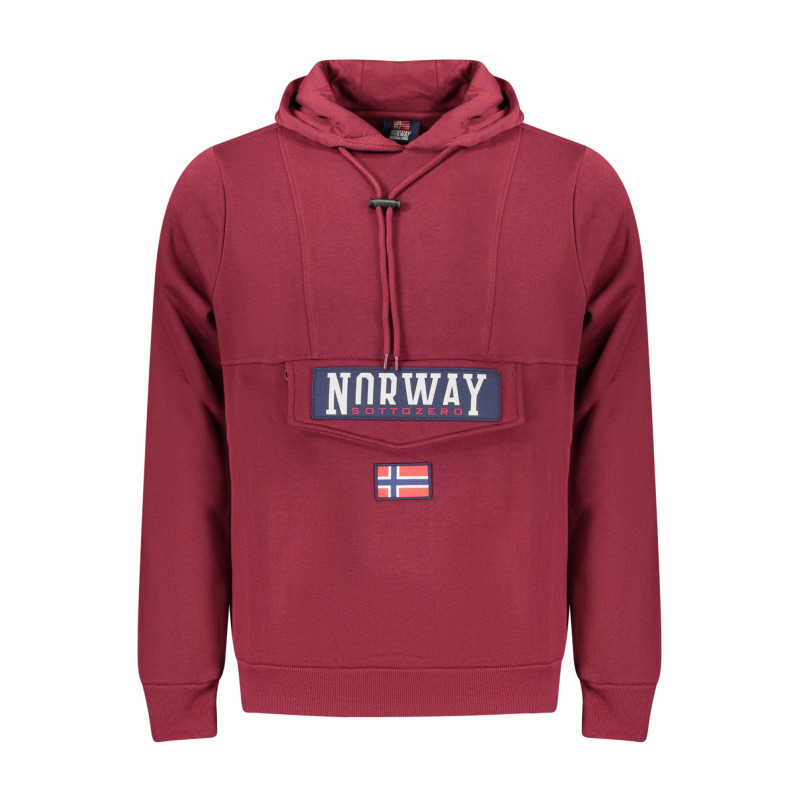 SUDADERA CON CREMALLERA MORADA PARA HOMBRE NORWAY 1963