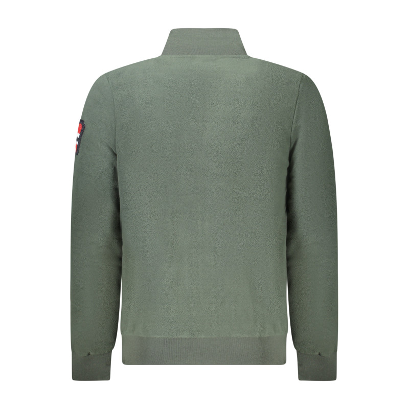 Sweat-shirt zippé vert pour homme Norvège 1963