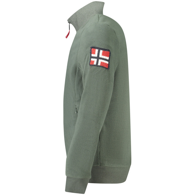 NORWAY 1963 MEN'S GREEN ZIP-UP SWEATSHIRT