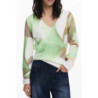 DESIGUAL MAGLIA DONNA VERDE