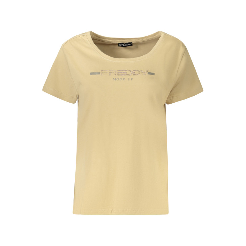 FREDDY DAMEN KURZARM T-SHIRT BEIGE