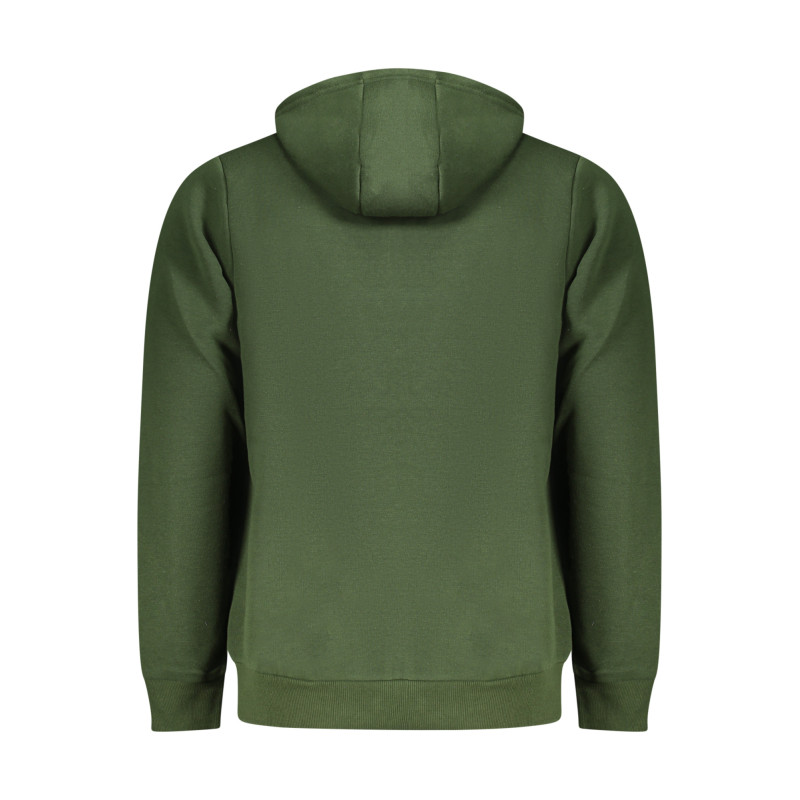 Sweat-shirt zippé pour homme Norvège 1963, vert