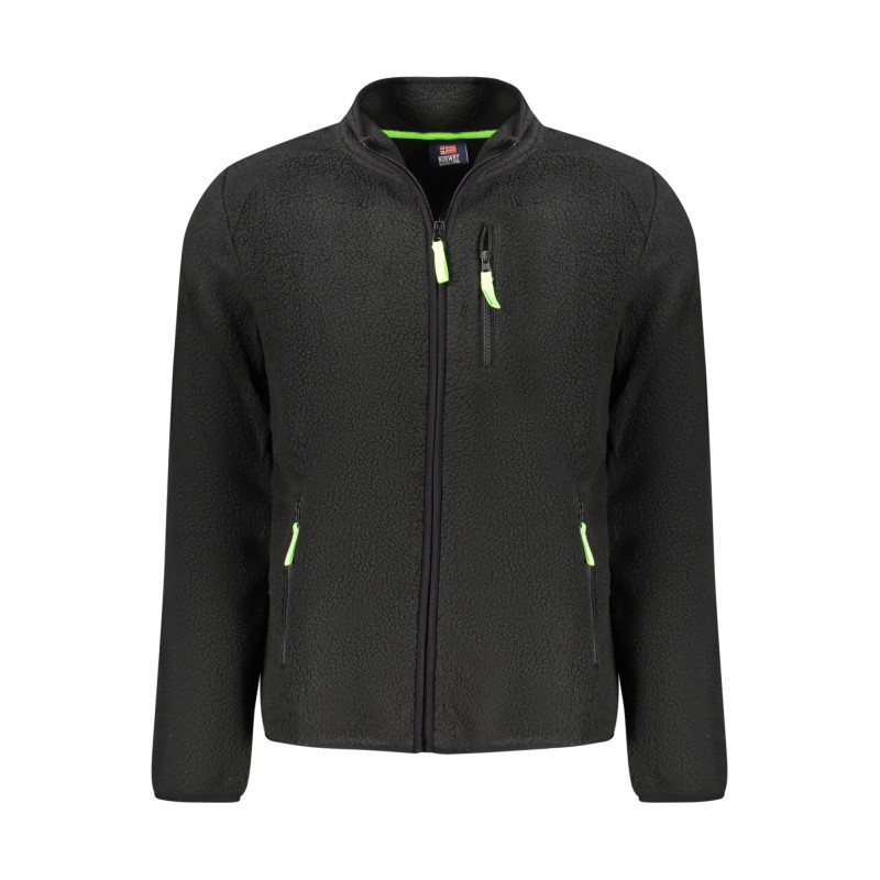 NORWAY 1963 MEN'S BLACK ZIP-UP SWEATSHIRT