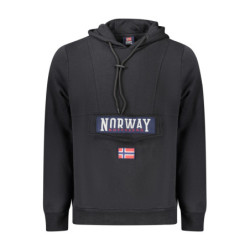 NORWAY 1963 FELPA SENZA ZIP UOMO NERO