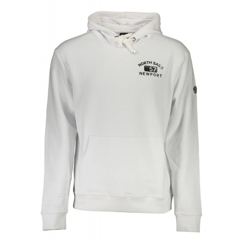 SUDADERA NORTH SAILS SIN CREMALLERA HOMBRE BLANCO