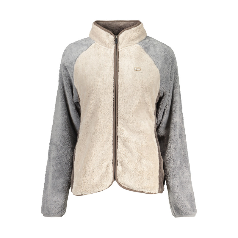 NORUEGA 1963 SUDADERA BEIGE CON CREMALLERA PARA MUJER