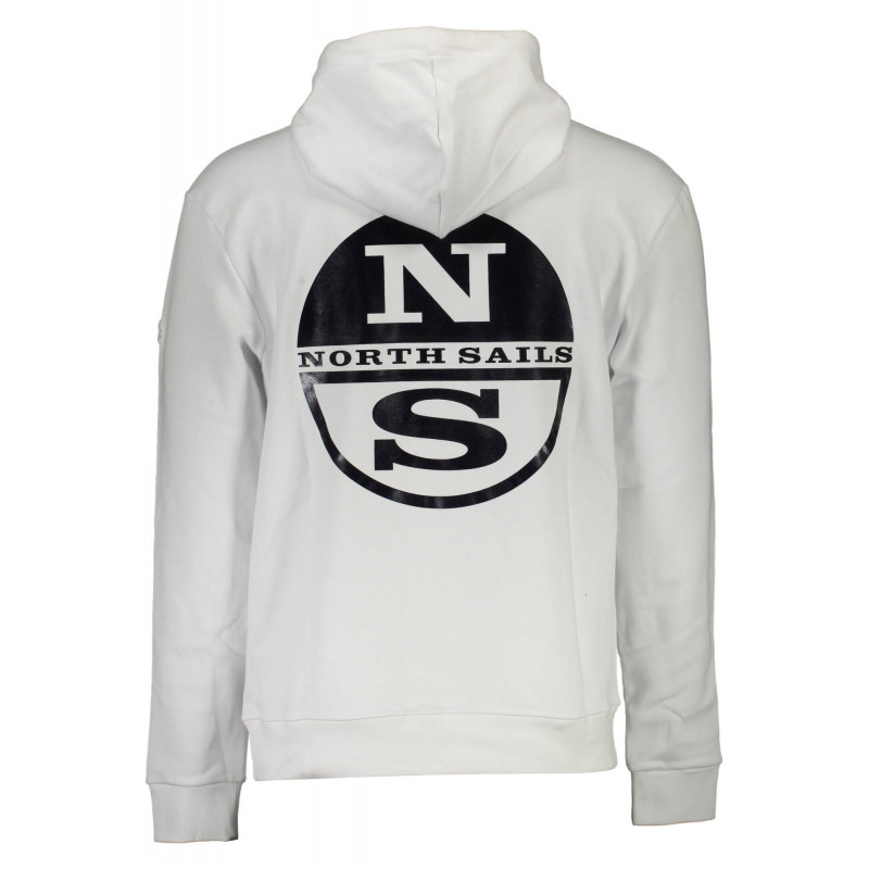 SUDADERA NORTH SAILS SIN CREMALLERA HOMBRE BLANCO