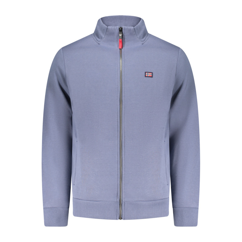 SUDADERA AZUL CON CREMALLERA PARA HOMBRE NORWAY 1963