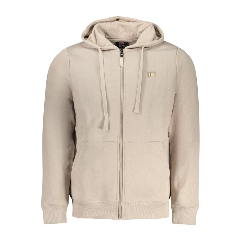 NORWAY 1963 MEN'S BEIGE ZIP-UP SWEATSHIRT