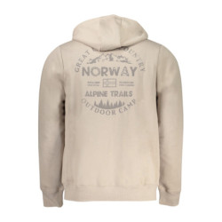 NORUEGA 1963 SUDADERA BEIGE CON CREMALLERA PARA HOMBRE