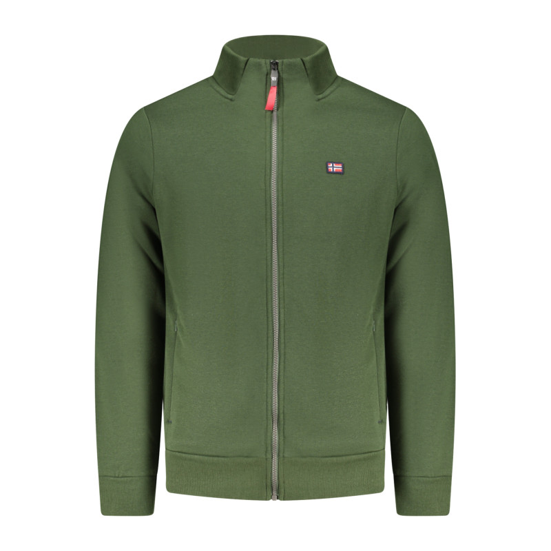 NORWAY 1963 MEN'S GREEN ZIP-UP SWEATSHIRT