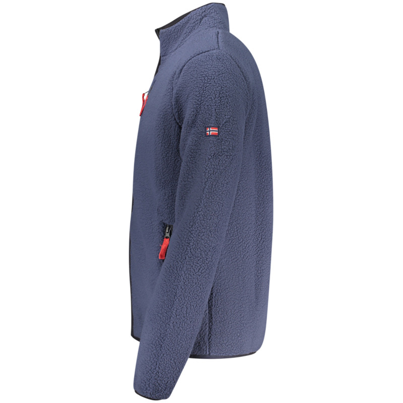 NORWAY 1963 MEN'S BLUE ZIP-UP SWEATSHIRT