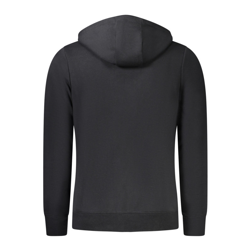 Sweat-shirt zippé noir pour homme Norvège 1963