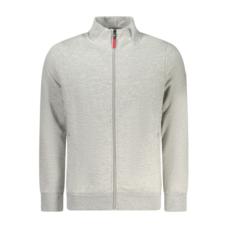Sweat-shirt zippé gris pour homme Norvège 1963