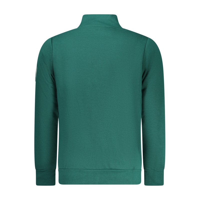 Sweat-shirt zippé vert pour homme Norvège 1963