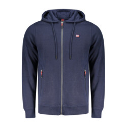 NORWAY 1963 MEN'S BLUE ZIP-UP SWEATSHIRT