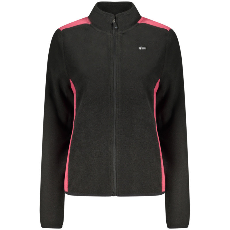 NORUEGA 1963 SUDADERA NEGRA CON CREMALLERA PARA MUJER