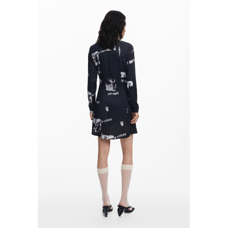 DESIGUAL ABITO CORTO DONNA NERO