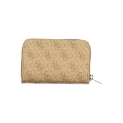 GUESS JEANS WOMEN'S BEIGE WALLET