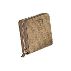 GUESS JEANS WOMEN'S BEIGE WALLET