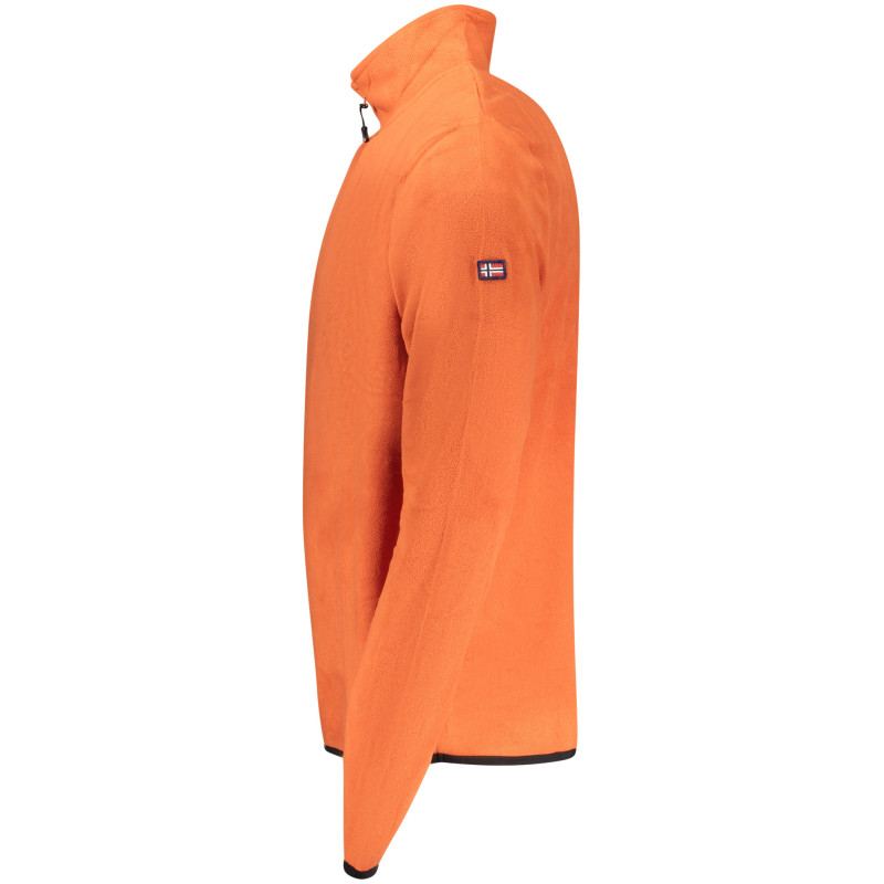 SUDADERA NARANJA CON CREMALLERA PARA HOMBRE NORWAY 1963