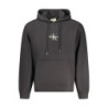 CALVIN KLEIN MEN'S BLACK ZIP-UP SWEATSHIRT