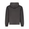 Sweat-shirt zippé noir pour homme Calvin Klein