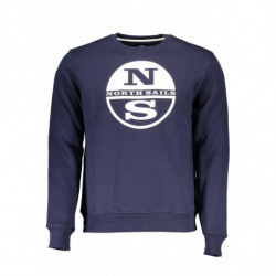 SUDADERA NORTH SAILS HOMBRE AZUL SIN CREMALLERA