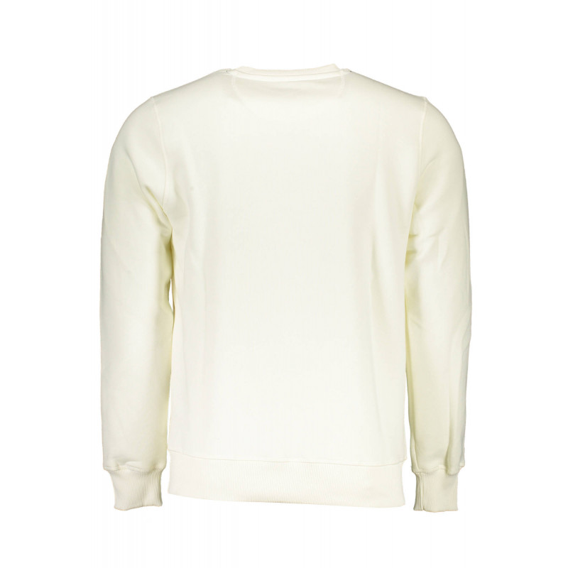 NORTH SAILS WHITE MEN'S SWEATSHIRT WITHOUT ZIP