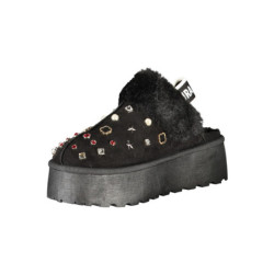 LAURA BIAGIOTTI SCHWARZE WINTER-CLOGS FÜR DAMEN