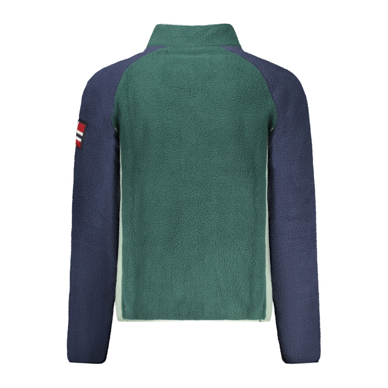 SUDADERA VERDE CON CREMALLERA PARA HOMBRE NORWAY 1963