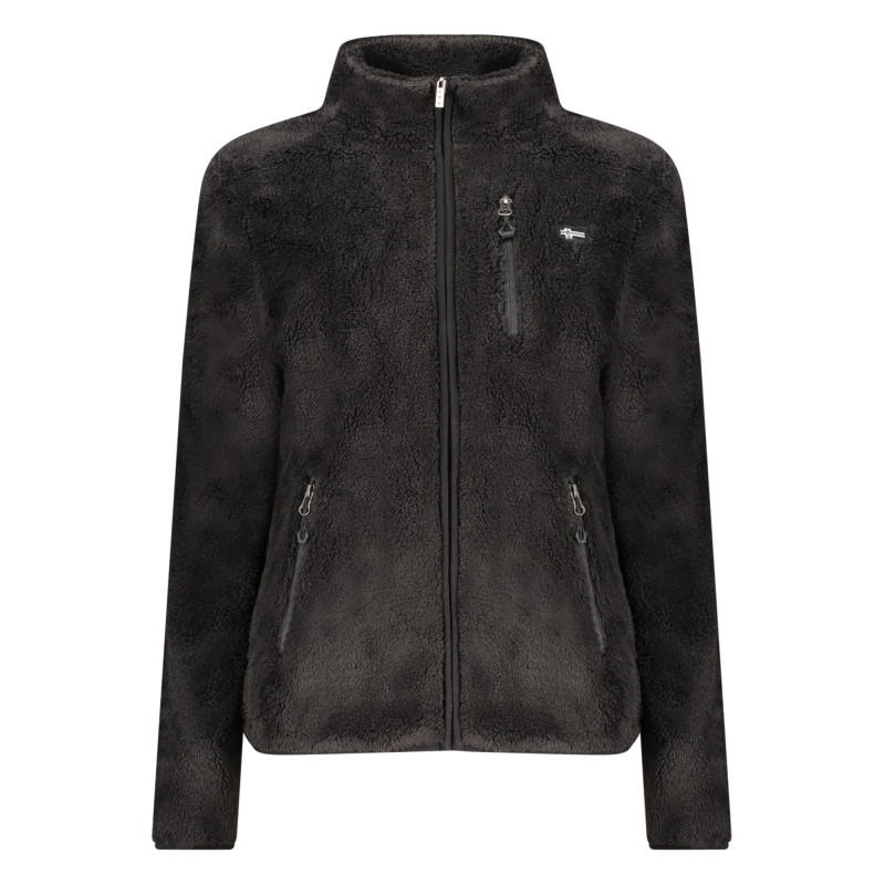 NORWAY 1963 FELPA CON ZIP DONNA NERO