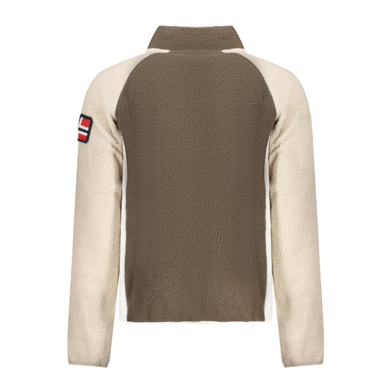 NORWAY 1963 FELPA CON ZIP UOMO MARRONE