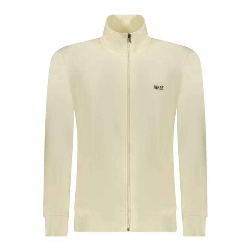 SUDADERA CON CREMALLERA PARA HOMBRE RIFLE BLANCA