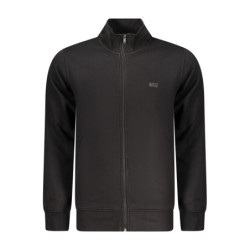 SUDADERA CON CREMALLERA NEGRA PARA HOMBRE RIFLE