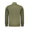 RIFLE FELPA CON ZIP UOMO VERDE