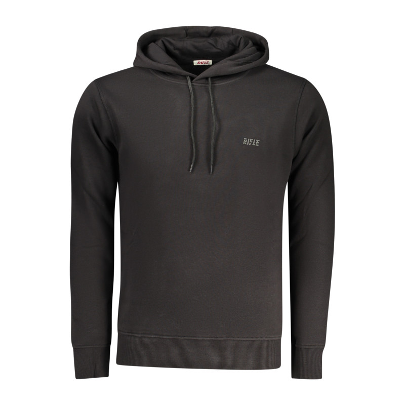 RIFLE HERREN SCHWARZES SWEATSHIRT MIT REISSVERSCHLUSS