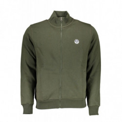 SWEAT-SHIRT HOMME ZIPPÉ VERT NORTH SAILS