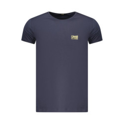 CAVALLI CLASS Herren-Kurzarm-T-Shirt, blau