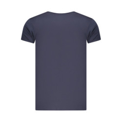 CAVALLI CLASS MEN'S SHORT-SLEEVE T-SHIRT BLUE