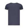 CAVALLI CLASS Herren-Kurzarm-T-Shirt, blau