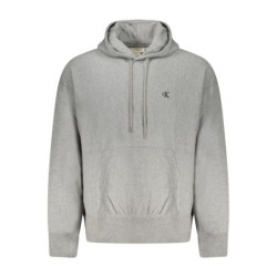 CALVIN KLEIN Herren-Sweatshirt mit Reißverschluss, grau