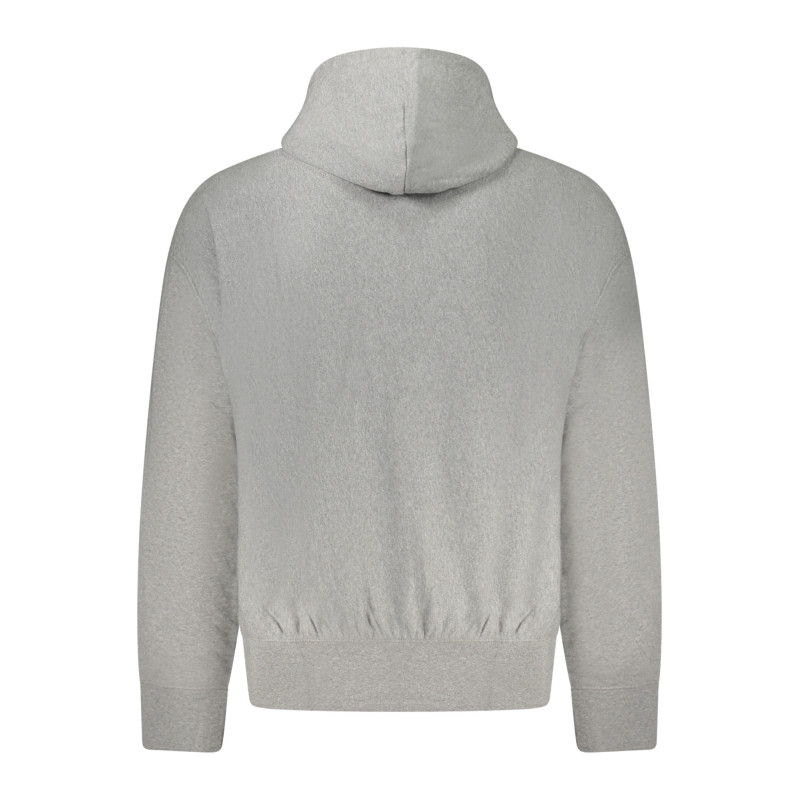CALVIN KLEIN Herren-Sweatshirt mit Reißverschluss, grau